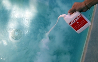 Fixing leaks without deconstruction